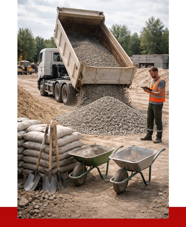 Доставка нерудных материалов в Лесосибирске от 1250 руб. | ПРОНЕРУДЛсс