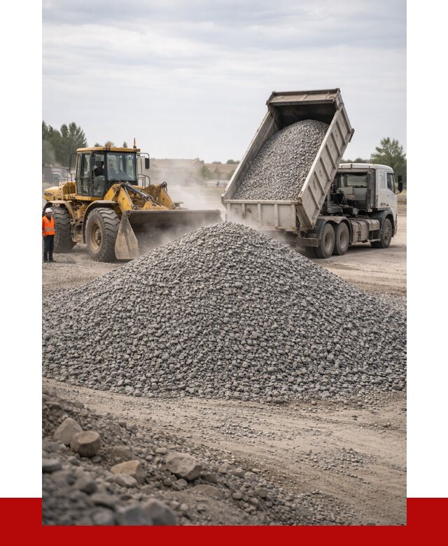 Купить щебень с доставкой в Лесосибирске от 2604 руб. | ПРОНЕРУДЛсс