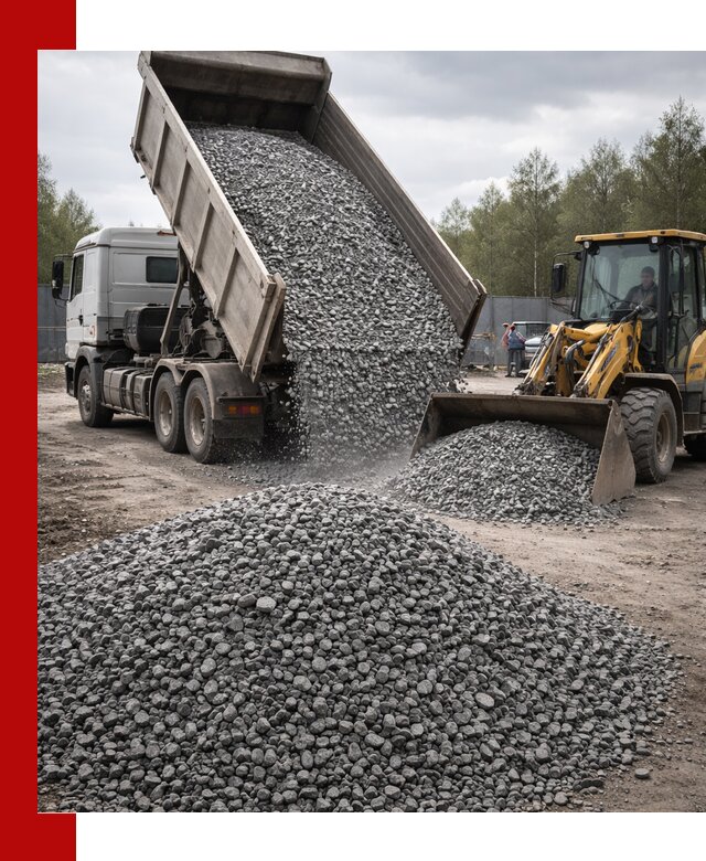 Доставка и продажа щебня гранитного в Лесосибирске