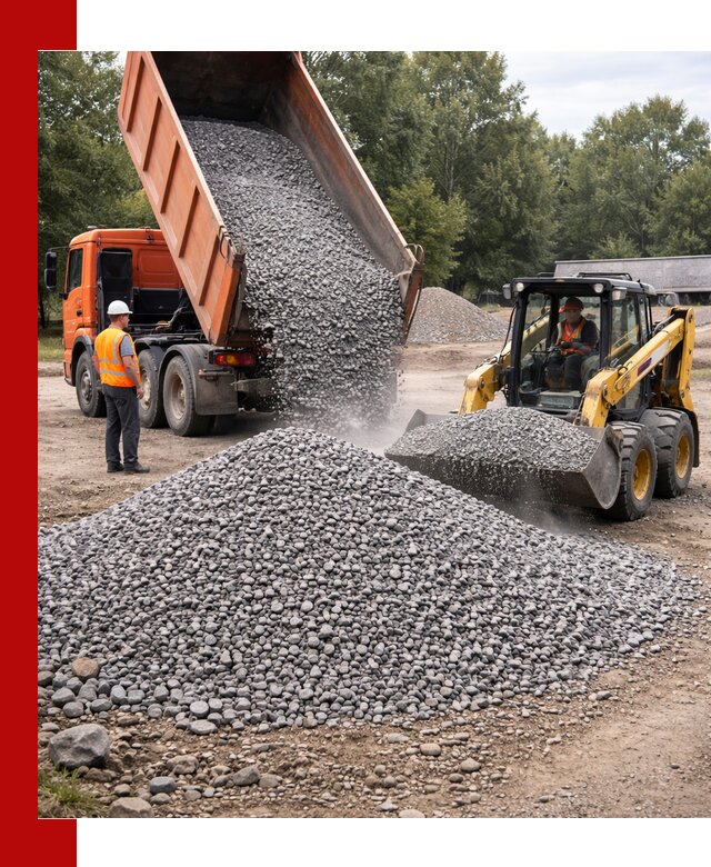 Купить гранитный щебень фракции 5–10 в Лесосибирске с доставкой