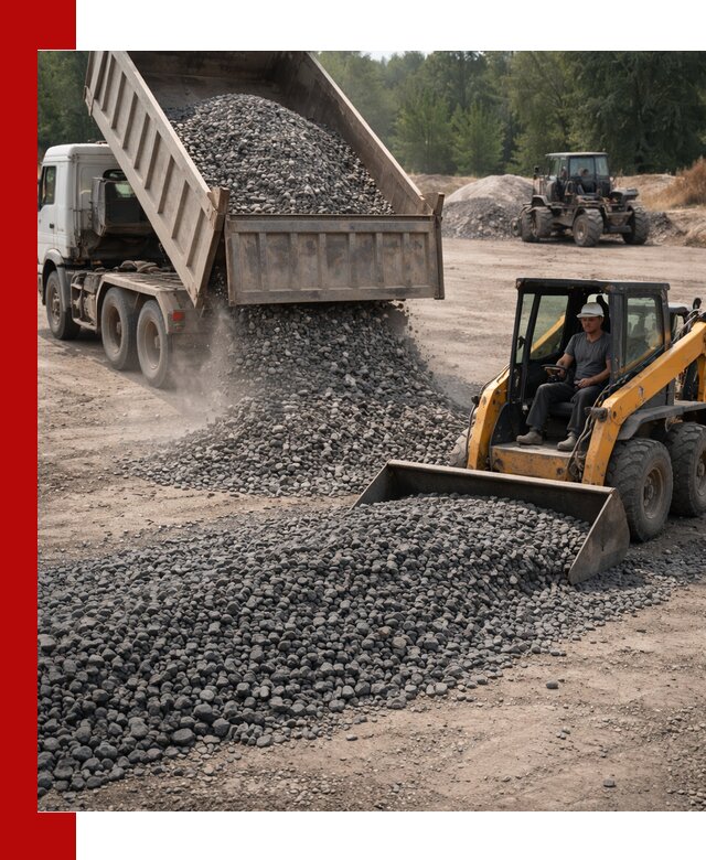 Гранитный щебень фракция 40-70 с доставкой в Лесосибирске