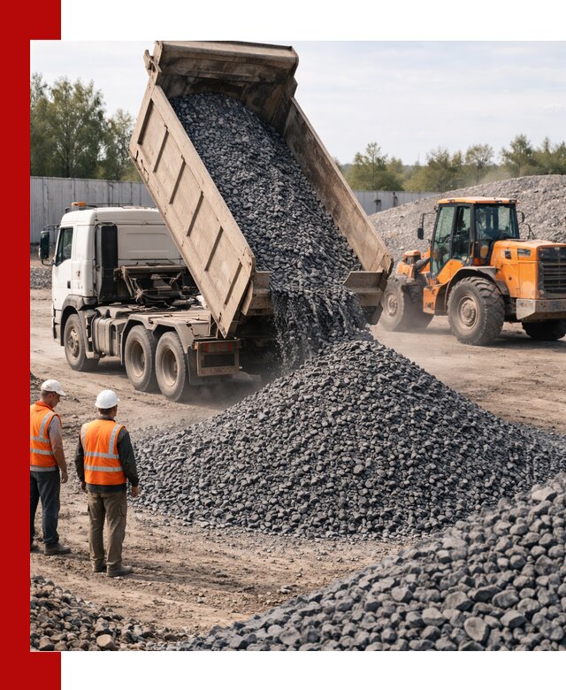 Доставка и продажа щебня габбро-диабаза в Лесосибирске