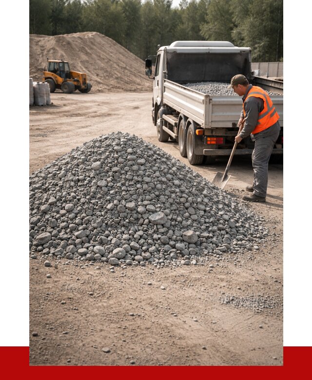 Гравийный щебень фракция 5-10 в Лесосибирске от 2291 р. | ПРОНЕРУДЛсс