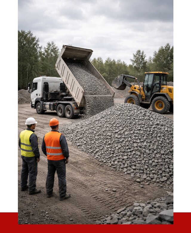 Гравийный щебень фракция 40-70 в Лесосибирске от 9894р | ПРОНЕРУДЛсс