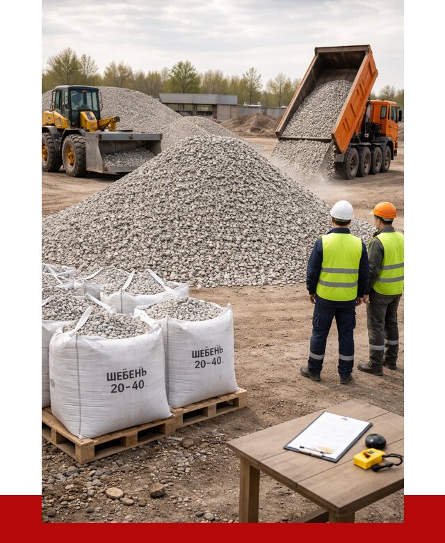 Известняковый щебень 20-40 в Лесосибирске от 2187 р. ПРОНЕРУДЛсс