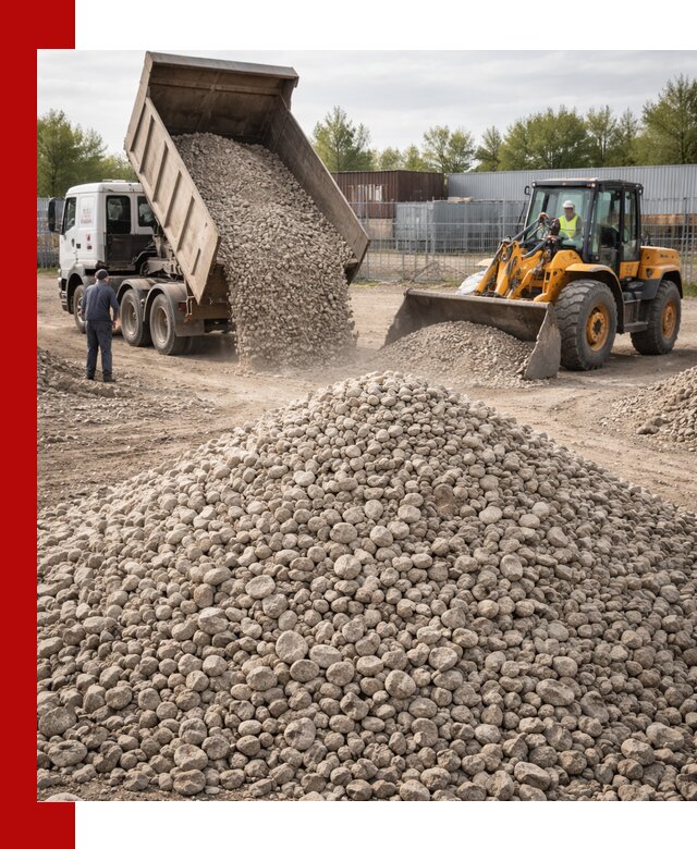 Доломитовый щебень фракции 20–41 с доставкой в Лесосибирске