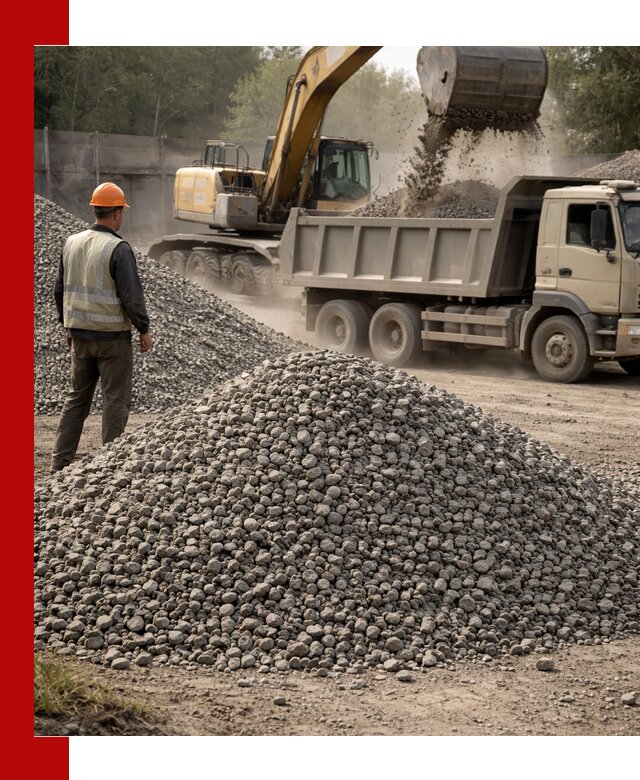 Шлаковый щебень фракция 5-20 с доставкой в Лесосибирске