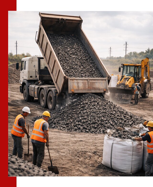 Шлаковый щебень фракция 40-70 с доставкой в Лесосибирске