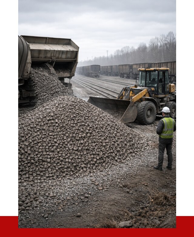 Купить железнодорожный щебень в Лесосибирске от 2916 р. | ПРОНЕРУДЛсс