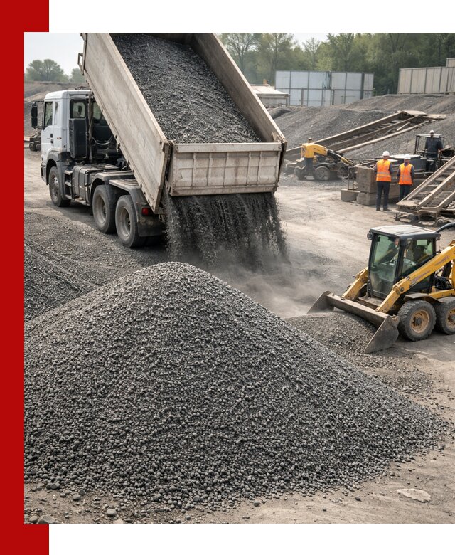 Вторичный щебень фракция 0–5 с доставкой в Лесосибирске