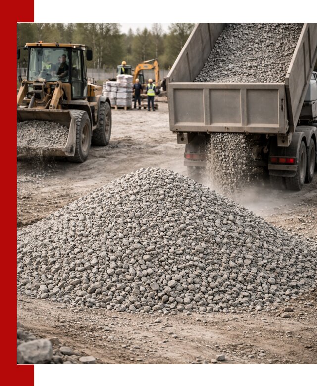 Вторичный щебень фракции 5-20 в Лесосибирске — доставка и продажа крупнотоннажно