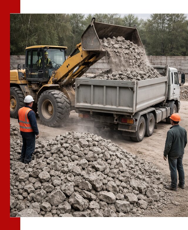 Вторичный щебень фракция 70–150 в Лесосибирске с доставкой