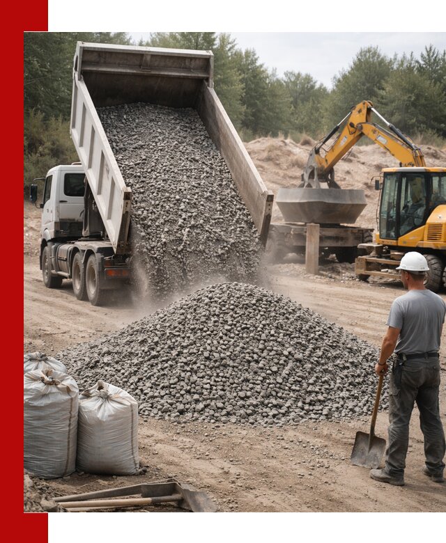 Доставка и продажа бетонного щебня в Лесосибирске