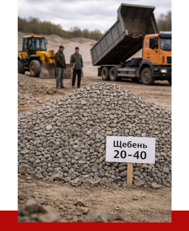 Бетонный щебень фракция 20-40 в Лесосибирске от 2552 р. | ПРОНЕРУДЛсс