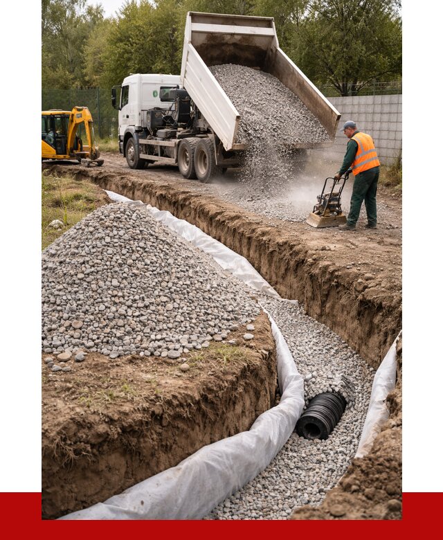 Щебень для дренажа в Лесосибирске от 1927 р., ПРОНЕРУДЛсс доставка