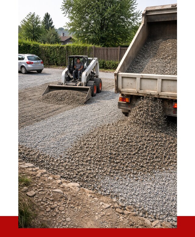 Щебень для парковки в Лесосибирске с доставкой от 1250 р.| ПРОНЕРУДЛсс