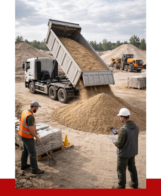 Карьерный песок с доставкой в Лесосибирске от 3749 р. ПРОНЕРУДЛсс