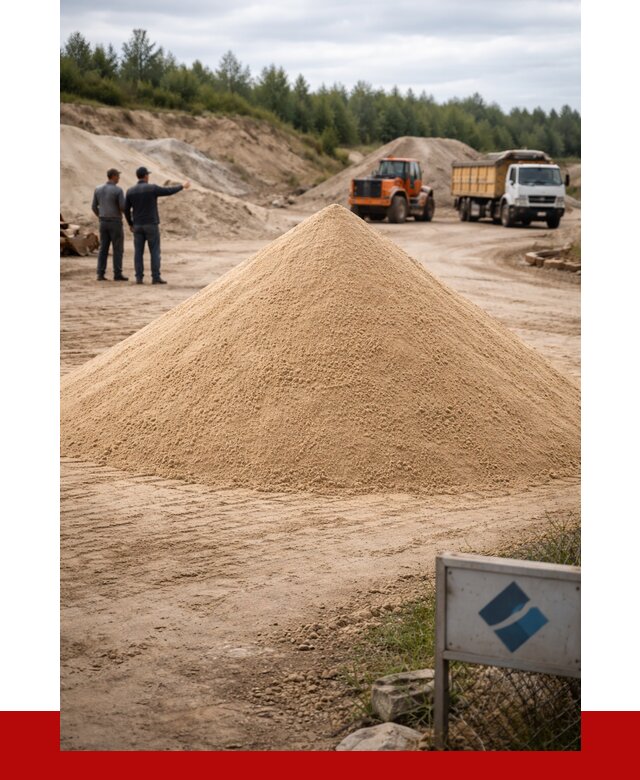 Карьерный песок навалом в Лесосибирске от 1875 р. | ПРОНЕРУДЛсс