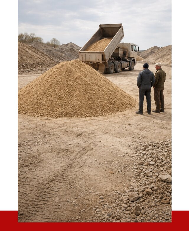 Карьерный песок крупнозернистый в Лесосибирске от 8853 р | ПРОНЕРУДЛсс