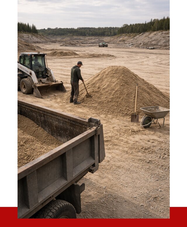 Карьерный песок среднезернистый в Лесосибирске, от 2291 р. ПРОНЕРУДЛсс