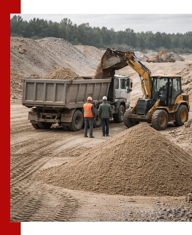 Карьерный среднезернистый песок с доставкой в Лесосибирске