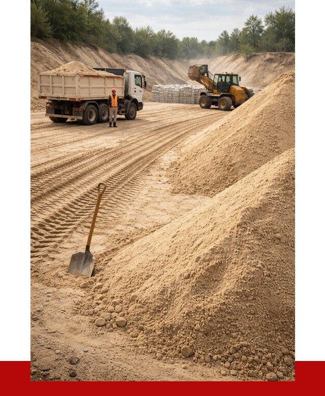 Карьерный песок мелкозернистый в Лесосибирске от 9374 р. | ПРОНЕРУДЛсс