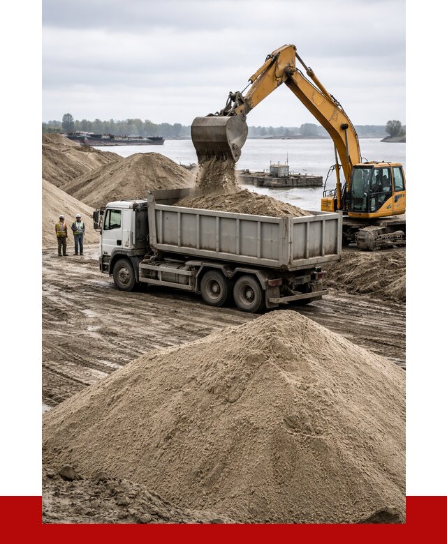 Купить речной песок навалом в Лесосибирске от 1875 р., ПРОНЕРУДЛсс