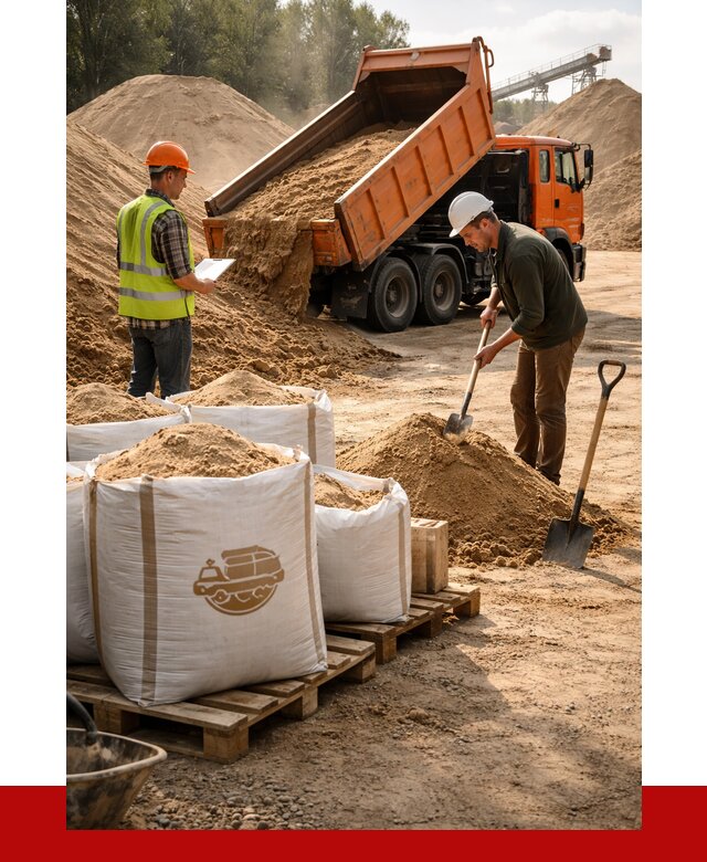 Строительный песок в Лесосибирске от 2291 р. с доставкой, ПРОНЕРУДЛсс