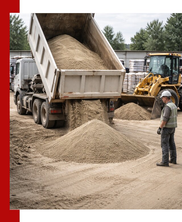 Поставка и доставка песка для бетона в Лесосибирске