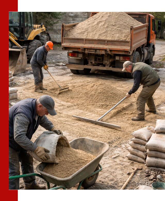 Поставка песка для стяжки в Лесосибирске с быстрой доставкой