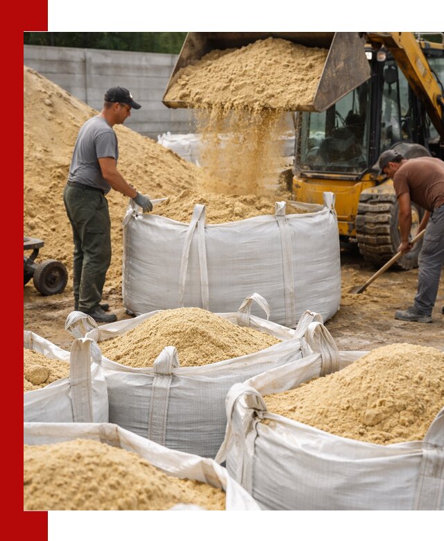 Поставка качественного песка для кладки в Лесосибирске