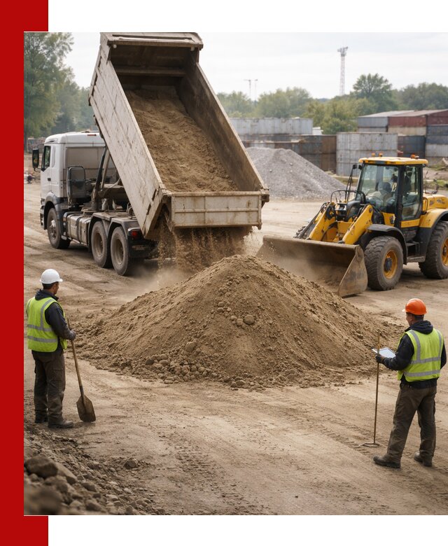 Доставка и продажа пескогрунта оптом и в розницу в Лесосибирске