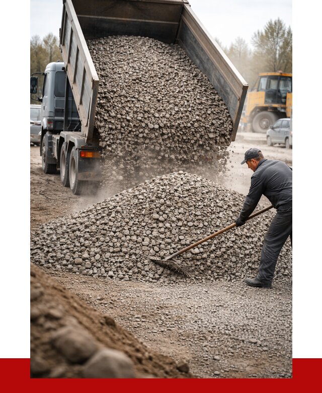 Гравий фракция 20-40 в Лесосибирске от 2604 р. доставка | ПРОНЕРУДЛсс