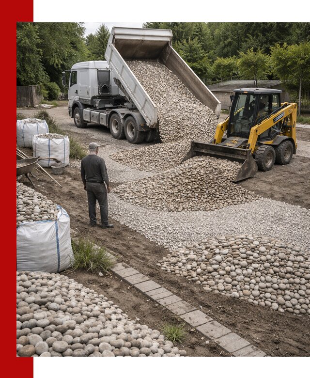 Доставка морской гальки оптом и в розницу в Лесосибирске