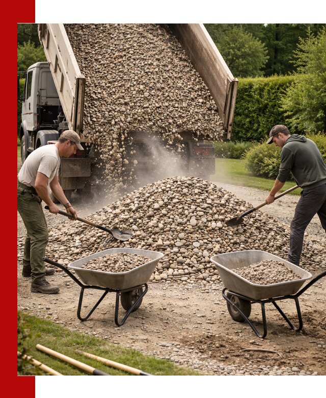 Доставка и продажа декоративной гальки в Лесосибирске