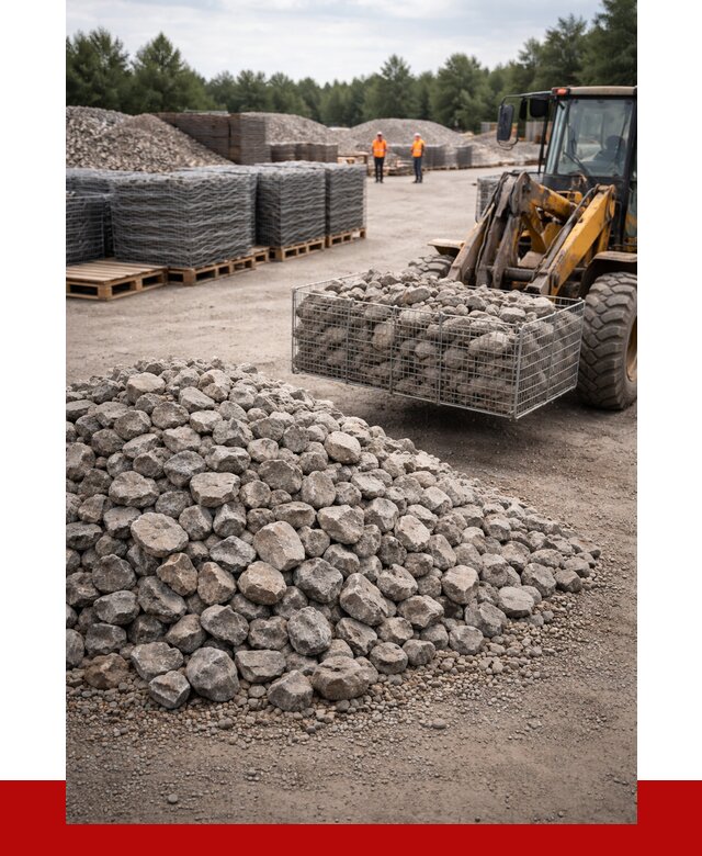 Камень для габионов фракция 70-150 в Лесосибирске от 4374 р. | ПРОНЕРУДЛсс