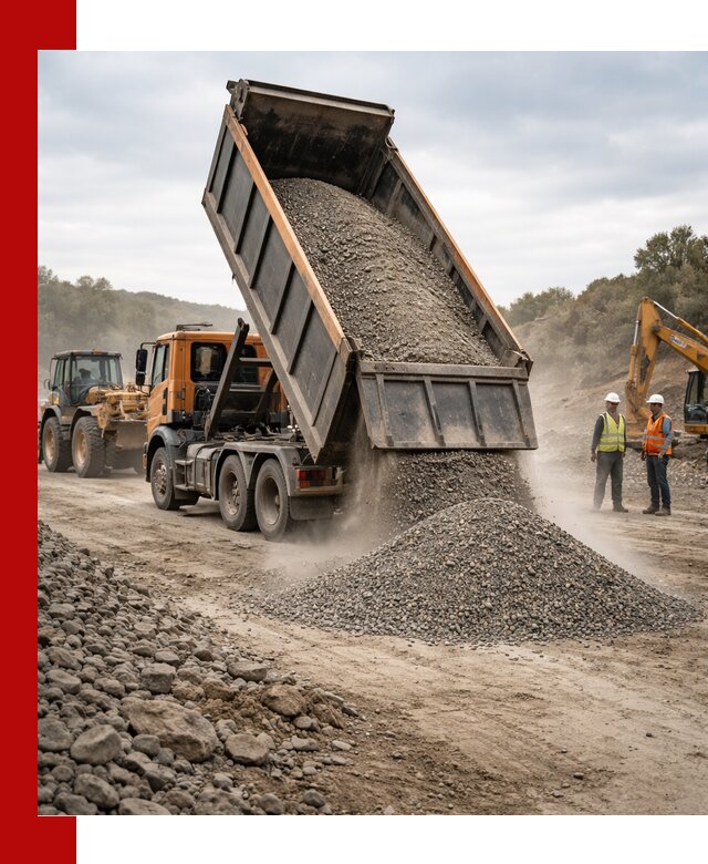 Щебёночно-песчаная смесь ЩПС С1 с доставкой в Лесосибирске