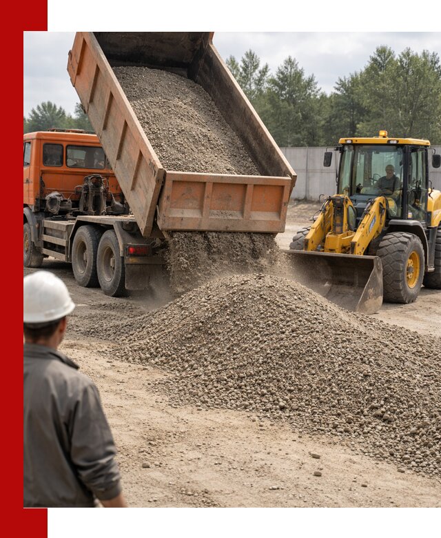 Доставка щпс С8 самосвалами в Лесосибирске от производителя