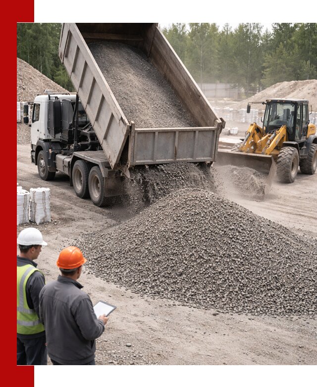 Доставка и продажа гранитного отсева 0-10 в Лесосибирске