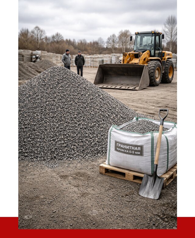 Купить гранитную крошку в Лесосибирске от 4999 р. с доставкой | ПРОНЕРУДЛсс