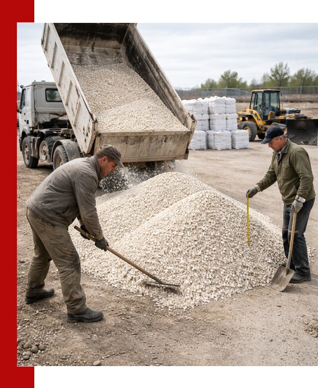 Мраморная крошка с доставкой и разгрузкой в Лесосибирске