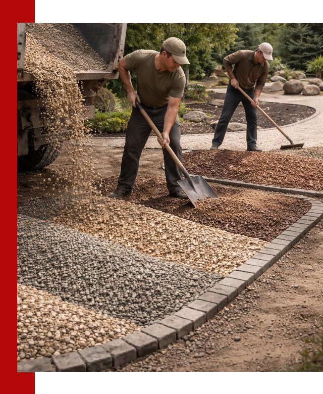 Декоративная крошка для ландшафта в Лесосибирске — продажа и доставка