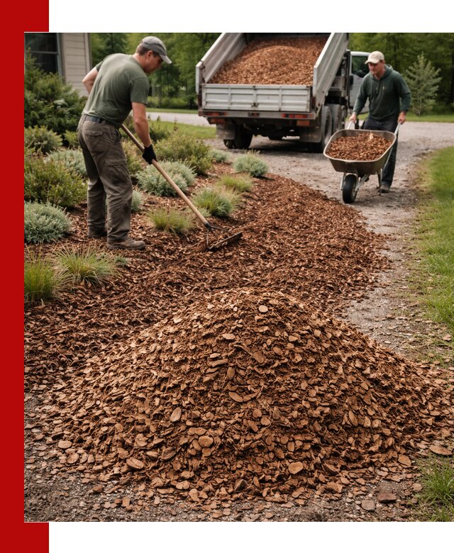 Крошка для мульчирования с доставкой в Лесосибирске