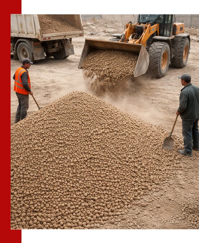 Керамзит фракция 10-20 с доставкой в Лесосибирске