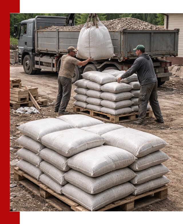 Керамзит в мешках с доставкой в Лесосибирске от компании-поставщика