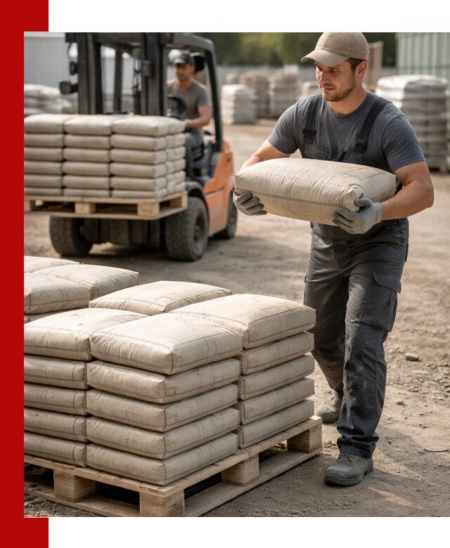 Доставка цемента в мешках оптом и в розницу в Лесосибирске