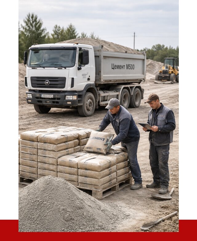 Купить цемент м500 с доставкой в Лесосибирске от 5416 р. | ПРОНЕРУДЛсс