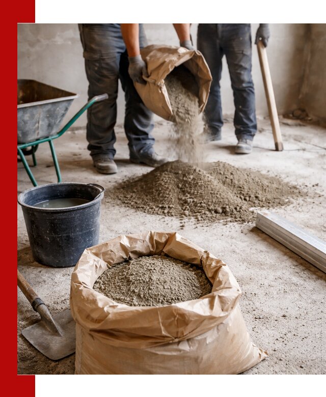 Доставка сухой смеси для стяжки в Лесосибирске