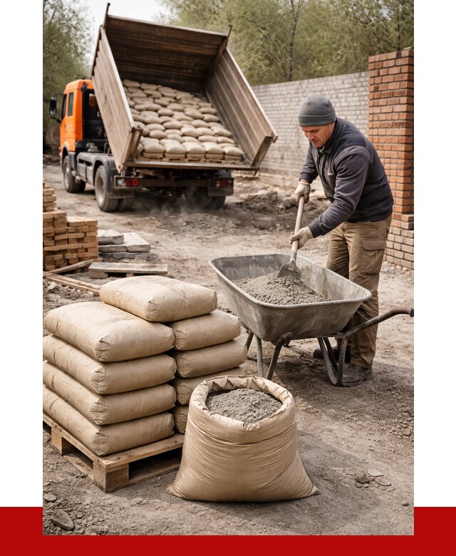 Купить сухую смесь для кладки в Лесосибирске от 1250 р. | ПРОНЕРУДЛсс