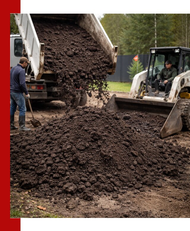 Плодородный грунт с доставкой в Лесосибирске для садов и огородов